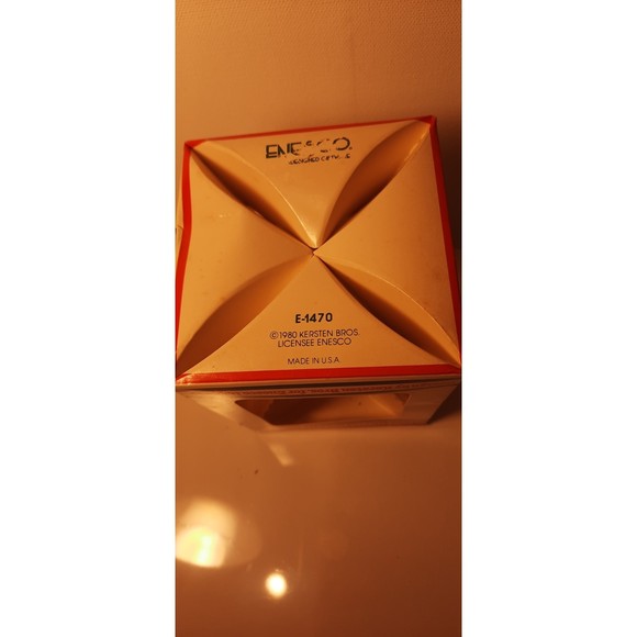 Christmas Ornament Vintage ENSCO in box, elf, stealing bad girl book - Picture 4 of 8